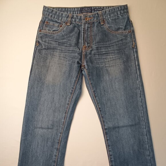 Boys Lucky Brand Jeans Size 16 Billy Straight Medium Wash - Picture 2 of 9